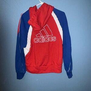 Adidas Full Zip Cropped Hoodie